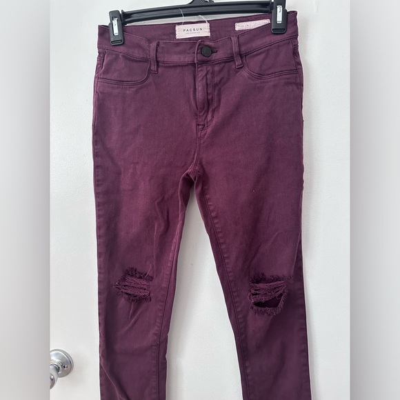 PacSun Maroon Jeans - Picture 7 of 7
